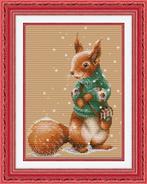 # Nieuw compleet borduurpakket; Eekhoorn #, Ophalen of Verzenden, Nieuw, Handborduren, Borduurpakket