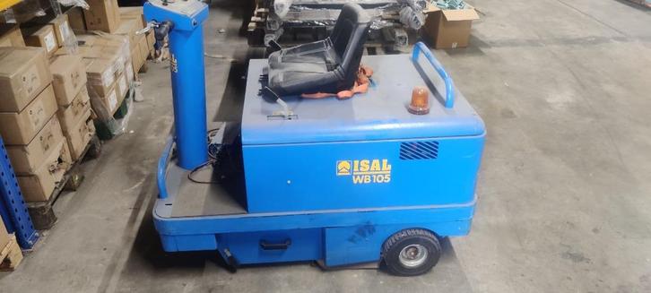 Veegmachine ISAL WB 105, Tuin en Terras, Veegmachines, Gebruikt, Ophalen of Verzenden