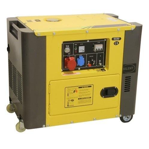 Diesel Aggregaat | Generator 6 KVA - 230V of 230/400V, Doe-het-zelf en Verbouw, Aggregaten, Nieuw, Dieselolie, 5 tot 10 kVA, Geluidgedempt