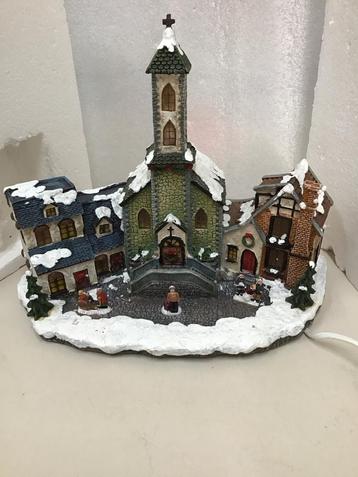Kerstdorp met Verlichting beschikbaar voor biedingen
