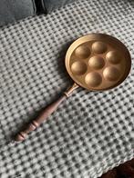 Vintage Koperen Escargotpan / Poffertjespan, Ophalen of Verzenden
