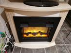 Elektrische haard met ombouw, Ophalen, Zo goed als nieuw, Vrijstaande haard, Elektrische haard