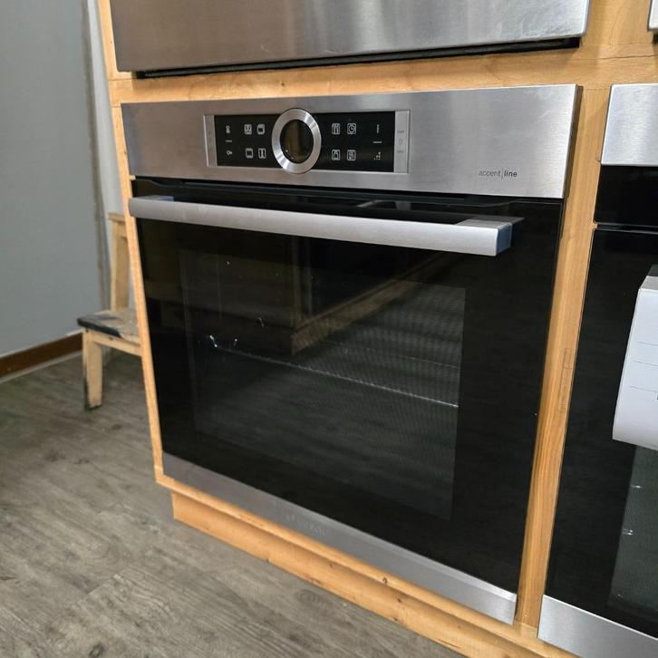 Bosch inbouw oven HBG855TS1 //60CM MODEL//, Witgoed en Apparatuur, Ovens, Refurbished, Inbouw, Oven, 60 cm of meer, 45 tot 60 cm