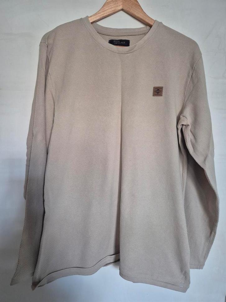 Jean Pascale Longsleeve - Maat L, Kleding | Heren, Truien en Vesten, Zo goed als nieuw, Maat 52/54 (L), Beige, Ophalen of Verzenden