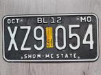 Kentekenplaat Missouri USA 1991 Nummerplaat Nummerbord, Verzamelen, Auto's, Gebruikt, Ophalen of Verzenden