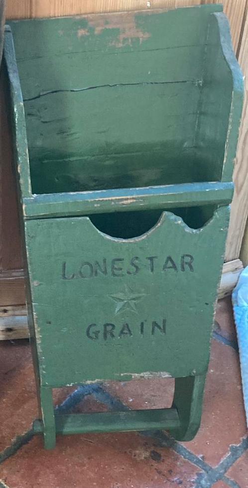 Lonestar Grain Graan Meel Schep Graanschep Meelschep, Antiek en Kunst, Curiosa en Brocante, Verzenden