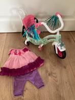 Baby Born fietsje met een kleertje, Kinderen en Baby's, Ophalen of Verzenden, Zo goed als nieuw, Babypop