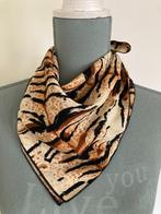 Bandana/hoofddoek/sjaaltje tijgerprint - Sabatina, Sabatina, Ophalen of Verzenden, Zo goed als nieuw, Sjaal