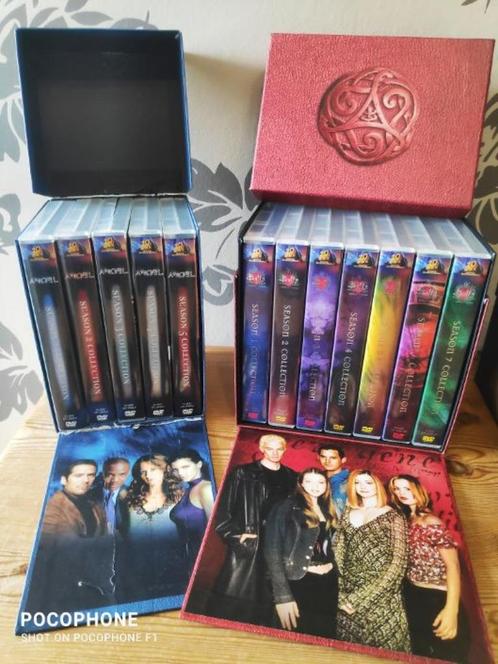 BUFFY THE VAMPIRE SLAYER 1-7 EN ANGEL 1-5, Cd's en Dvd's, Dvd's | Tv en Series, Zo goed als nieuw, Actie en Avontuur, Boxset, Vanaf 12 jaar