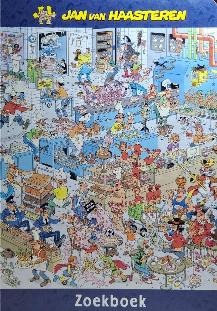 Zoekboek Jan van Haasteren Bakkerij NIEUW BOEK, Boeken, Kinderboeken | Jeugd | onder 10 jaar, Nieuw, Fictie algemeen, Ophalen of Verzenden