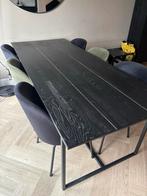 Tafel woood met 6 stoelen, Huis en Inrichting, Ophalen of Verzenden