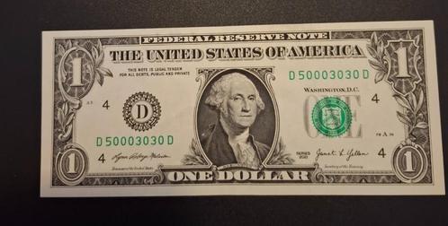 1 bijzondere dollar en gratis muntjes erbij, Postzegels en Munten, Bankbiljetten | Amerika, Los biljet, Noord-Amerika, Ophalen of Verzenden