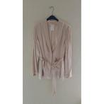 Lichtbeige blazer met strik ceintuur van H&M maat 38, Maat 38/40 (M), H&M, Verzenden, Beige