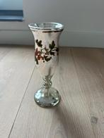 zilverglas/ armeluiszilver; beschilderd vaasje, Ophalen of Verzenden