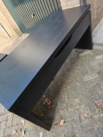 Ikea Malm study desk, L151xB65xH72 with pull-out panel exten - afbeelding 14