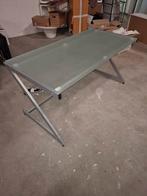 Glazen bureau, Huis en Inrichting, Bureaus, Ophalen, Gebruikt, Bureau