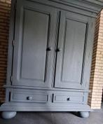 Grijze landelijke toogkast., Ophalen, Gebruikt, 200 cm of meer, 150 tot 200 cm