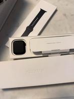 APPLE Watch Series 9 Cellular 45 mm Zwart Nieuwstaat In Doos, Ophalen of Verzenden, Zo goed als nieuw, Zwart