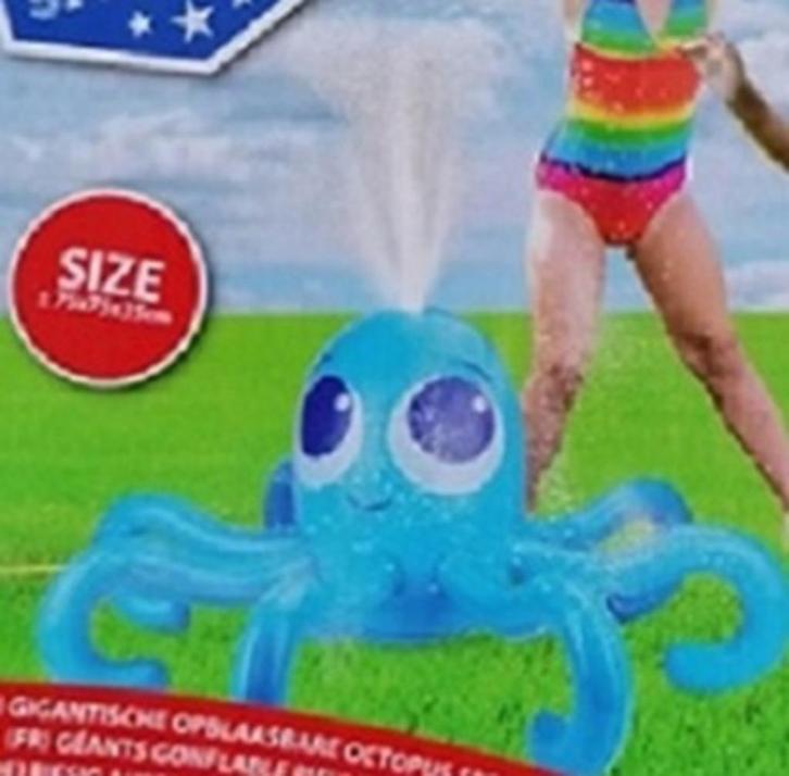 Sproeier Walvis of Octopus, Kinderen en Baby's, Speelgoed | Buiten | Los speelgoed, Nieuw, Verzenden