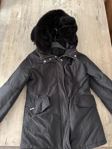 Air Force double zip faux fur parka L beschikbaar voor biedingen