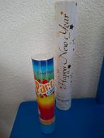 Confetti kanonnen 2 voor €2.00, Ophalen, Nieuw, Feestartikel, Overige
