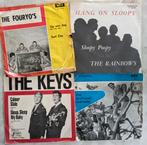 4 x Sixties Surf singles ( Fouryo's, Keys, Rainbows), Gebruikt, Ophalen of Verzenden