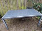 Tuintafel, Ophalen, Gebruikt, Rechthoekig, Metaal