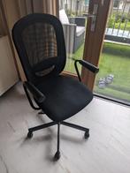 Office chair with armrest, Bureaustoel, Zo goed als nieuw, Zwart, Ophalen