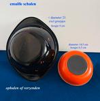 2x Emaille Schaal samen € 15 Vintage Retro Schalen, Ophalen