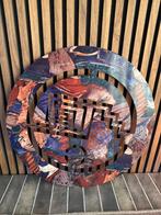 Vintage Metalen Wanddecoratie, Ophalen