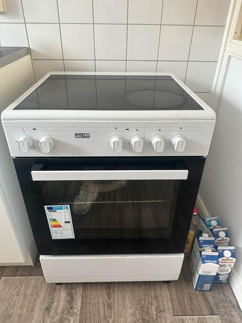 Fitelli oven + fornuis met keramische platen, Witgoed en Apparatuur, Fornuizen, Zo goed als nieuw, Vrijstaand, Keramisch, 4 kookzones