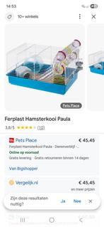 Ferplast hamsterkooi met toebehoren, Dieren en Toebehoren, Knaagdieren en Konijnen | Hokken en Kooien, Kooi, Minder dan 75 cm