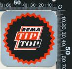 Sticker: Rema Tip Top (1), Ophalen of Verzenden, Zo goed als nieuw, Bedrijf of Vereniging