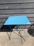 Plooibare vierkante tafel van metaal, Ophalen, Vierkant, Metaal
