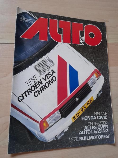 DIVERSE TIJDSCHRIFTEN AUTOVISIE 1983 TM 1988, Verzamelen, Tijdschriften, Kranten en Knipsels, Tijdschrift, 1940 tot 1960, Ophalen of Verzenden