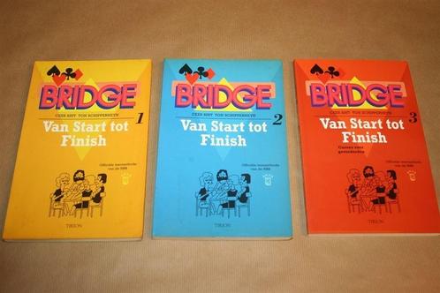 Bridge. Van start tot finish. Deel 1,2 en 3., Boeken, Hobby en Vrije tijd, Gelezen, Ophalen of Verzenden