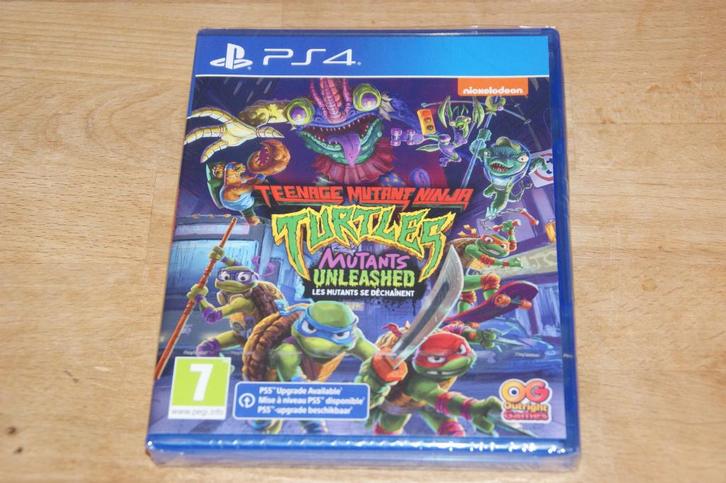 Teenage Mutant Ninja Turtles Mutants Unleashed (ps4) NIEUW, Spelcomputers en Games, Games | Sony PlayStation 4, Nieuw, Avontuur en Actie