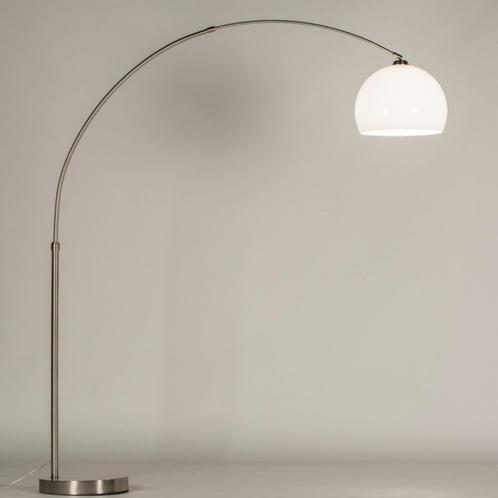 booglamp kap wit bank hoekbank eettafel bar tafel vloerlamp, Huis en Inrichting, Lampen | Vloerlampen, Nieuw, 150 tot 200 cm, Kunststof