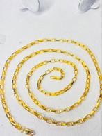 Gouden ketting - box schakels - 14 karaat, Ophalen of Verzenden, Zo goed als nieuw, Goud
