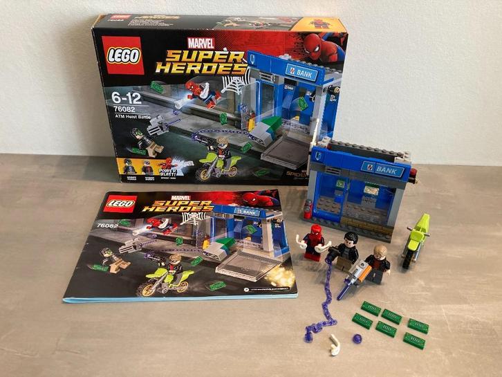 Lego 76082 Super Heroes Geldautomaat Duel met doos, Kinderen en Baby's, Speelgoed | Duplo en Lego, Zo goed als nieuw, Lego, Complete set