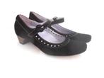 NIEUWE Volare - prachtige zwarte suede schoenen - 38, Verzenden, Zwart, Volare, Nieuw