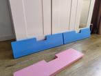 Stuva front voor bedlade roze en blauw, Ophalen, Gebruikt
