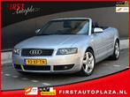 Audi A4 Cabriolet 1.8 Turbo Exclusive CABRIO LEDER/STOELVERW, Auto's, Voorwielaandrijving, Gebruikt, Zwart, 4 cilinders
