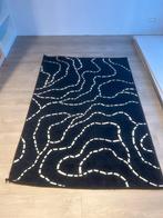 IKEA Ferle vloerkleed - Donkerblauw/Wit 133x195cm, Ophalen, 100 tot 150 cm, Blauw, Zo goed als nieuw