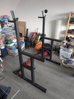 Squat rack, Sport en Fitness, Fitnessapparatuur, Ophalen, Krachtstation, Zo goed als nieuw, Metaal