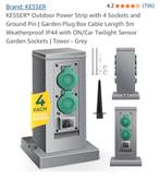 Nieuwe Kesser Tuinstekkerdoos, Kunststof, Minder dan 50 watt, Overige typen, Nieuw