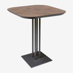 Tafel | Bistro tafel visgraat, Huis en Inrichting, Tafels | Eettafels, 50 tot 100 cm, Japandi, Eikenhout, Vier personen