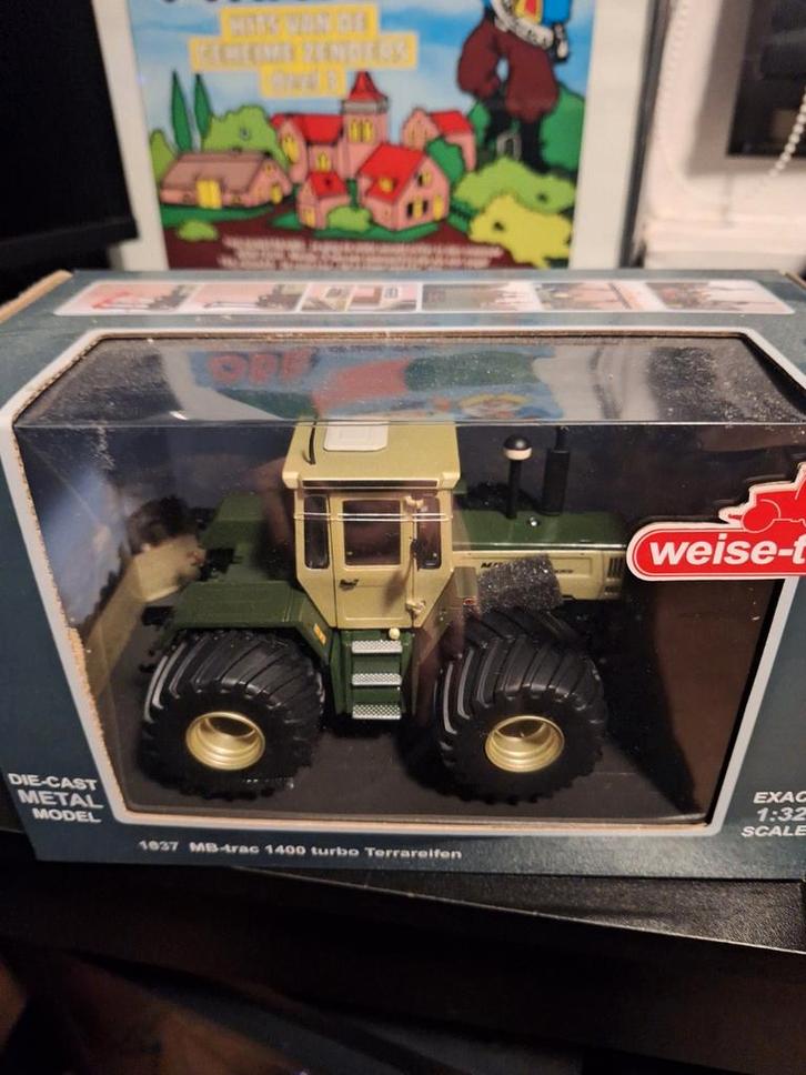 Weise Toys MB Trac 1400 Siberdistel - Zeldzaam!, Hobby en Vrije tijd, Modelauto's | 1:32, Ophalen of Verzenden