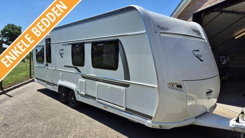 Fendt 650 SRG OPAL, 2 enkele bedden,Airco, Mover, voortent., Caravans en Kamperen, Caravans, Particulier, tot en met 4, 1500 - 2000 kg