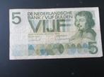 Bankbiljet 5 gulden 1966, Postzegels en Munten, Bankbiljetten | Nederland, Verzenden, 5 gulden, Los biljet